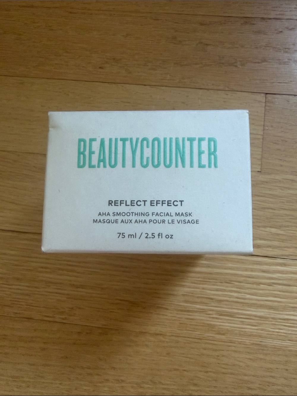 beautycounter White Box with Teal LogoAHA Soothing  Facial Mask